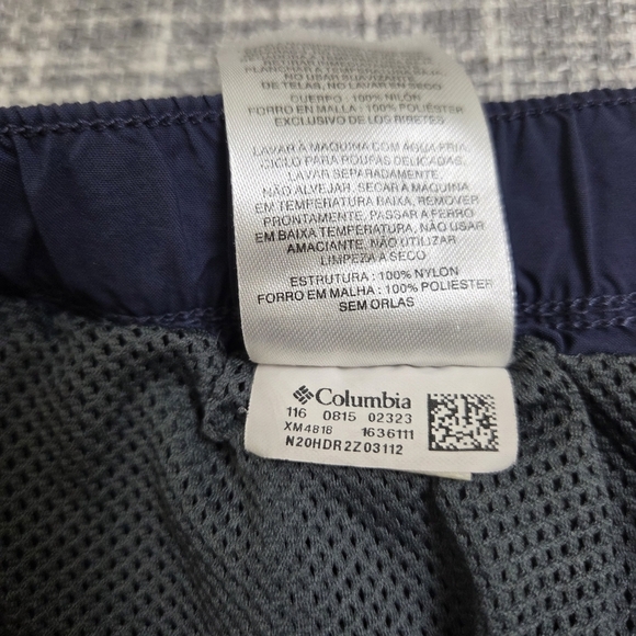 Columbia Running Rapids Quick Dry Hiking Shorts Men's L Navy 7.5" Inseam XM4818 - Picture 6 of 11
